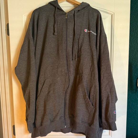 Champion Hoodie • 5XL • Like New • Dark Grey - Picture 1 of 2